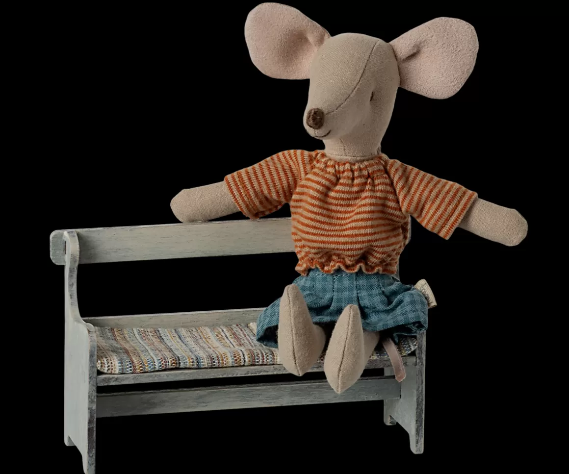 Maileg Bench, Mouse - Vintage off white Hot