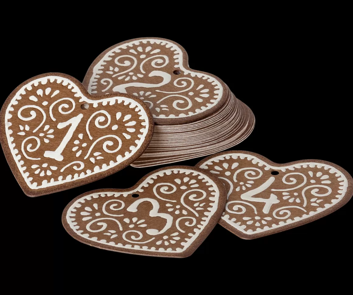 Maileg Calendar tags, No. 1-24 Fashion