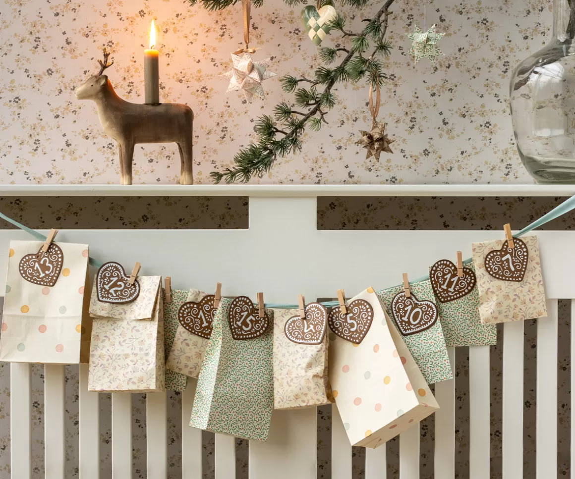 Maileg Calendar tags, No. 1-24 Fashion