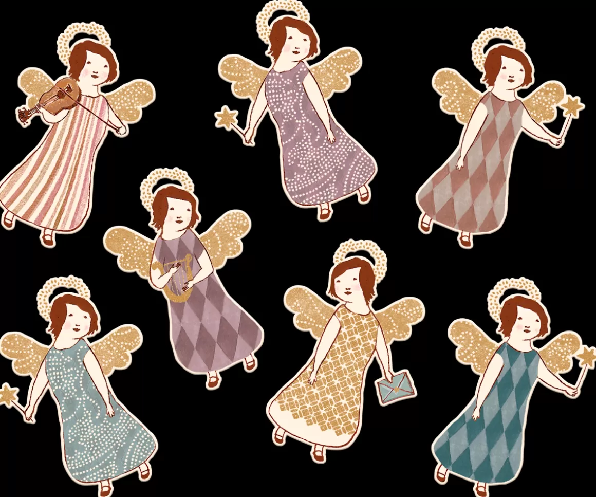 Maileg Gift tags, Angels, 14 pcs. Discount