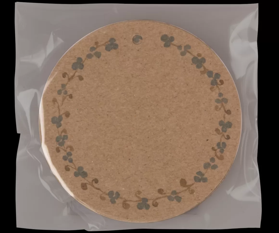 Maileg Gift tags, Large round 15 pcs. - Brown Shop