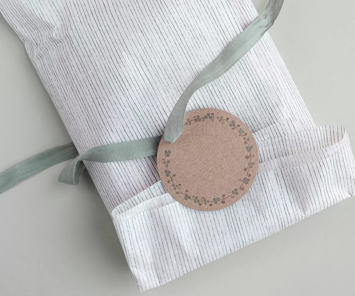 Maileg Gift tags, Large round 15 pcs. - Brown Shop