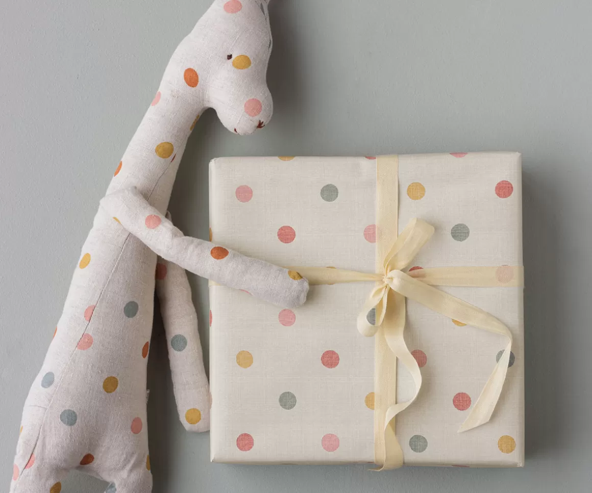 Maileg Giftwrap, Multi dots - 10 m Shop