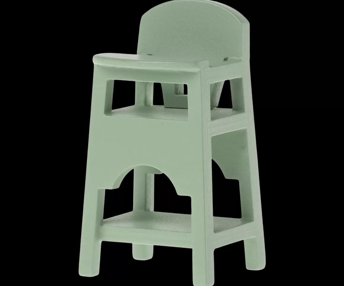 Maileg High chair, Mouse - Mint Hot