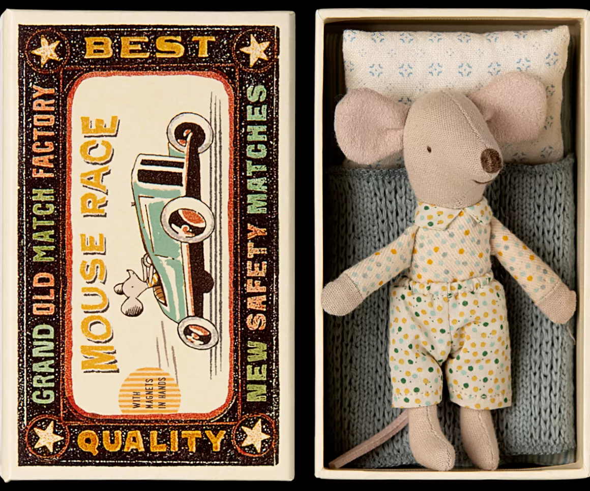 Maileg Little brother mouse in matchbox Fashion