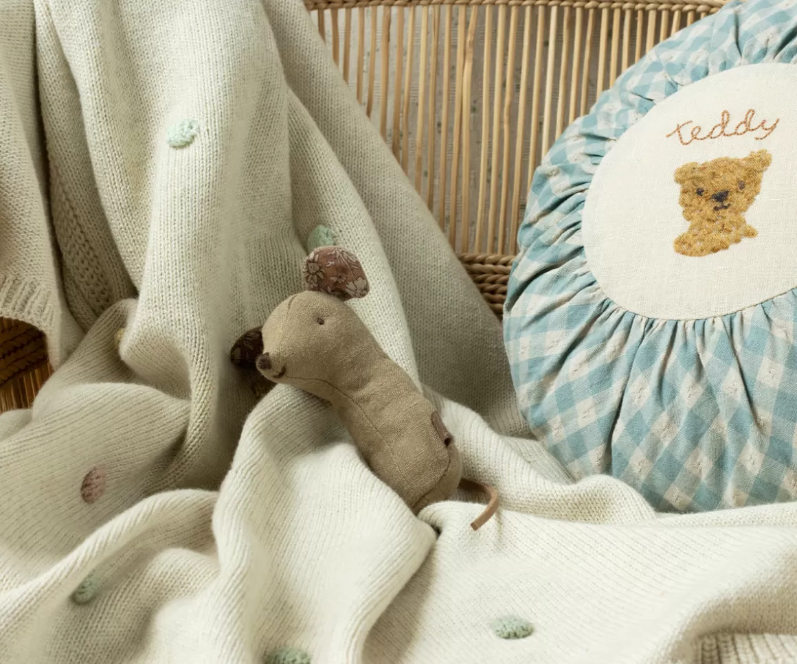 Maileg Lullaby friends, Mouse rattle - Light umber Online