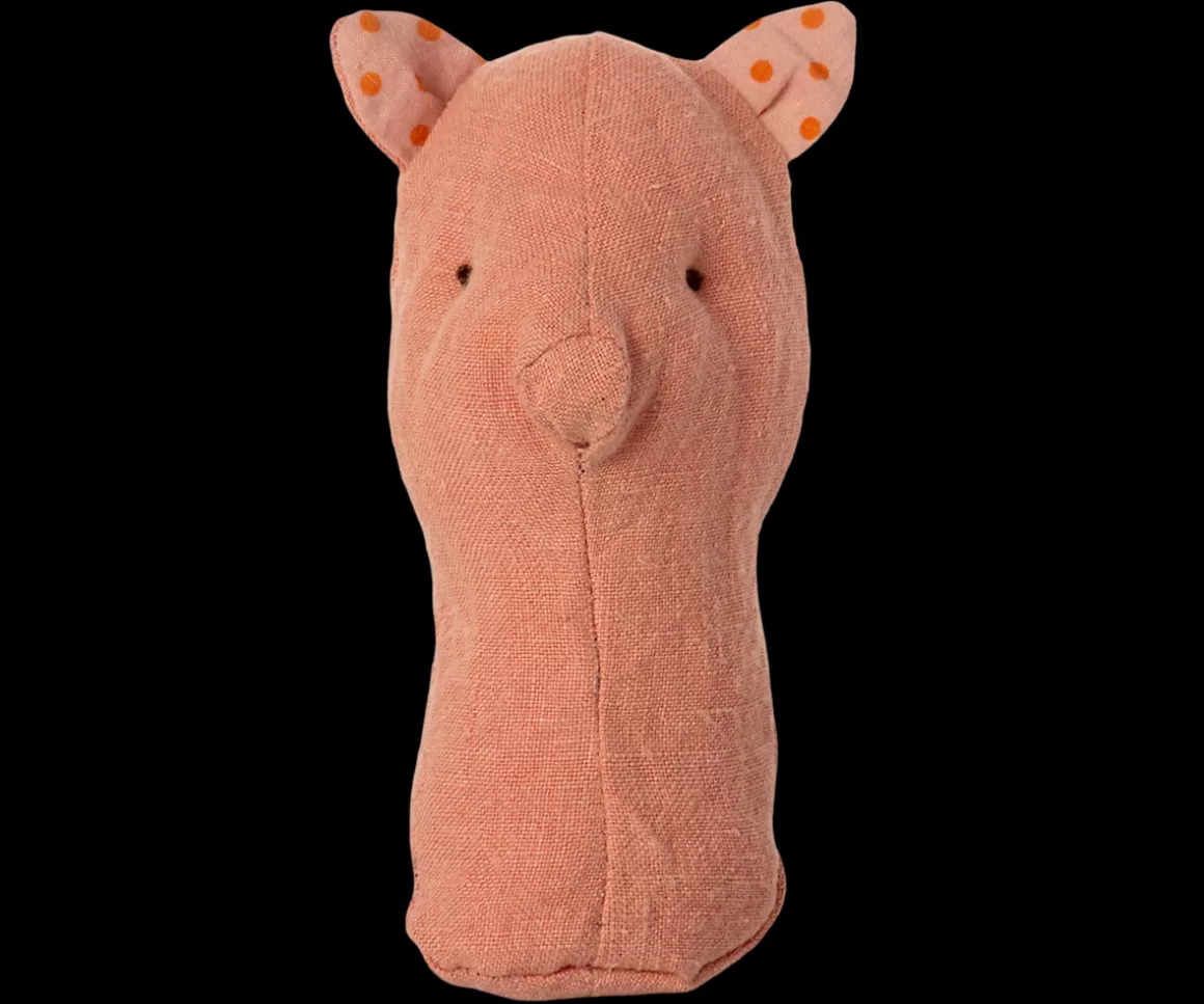 Maileg Lullaby friends, Pig rattle Hot