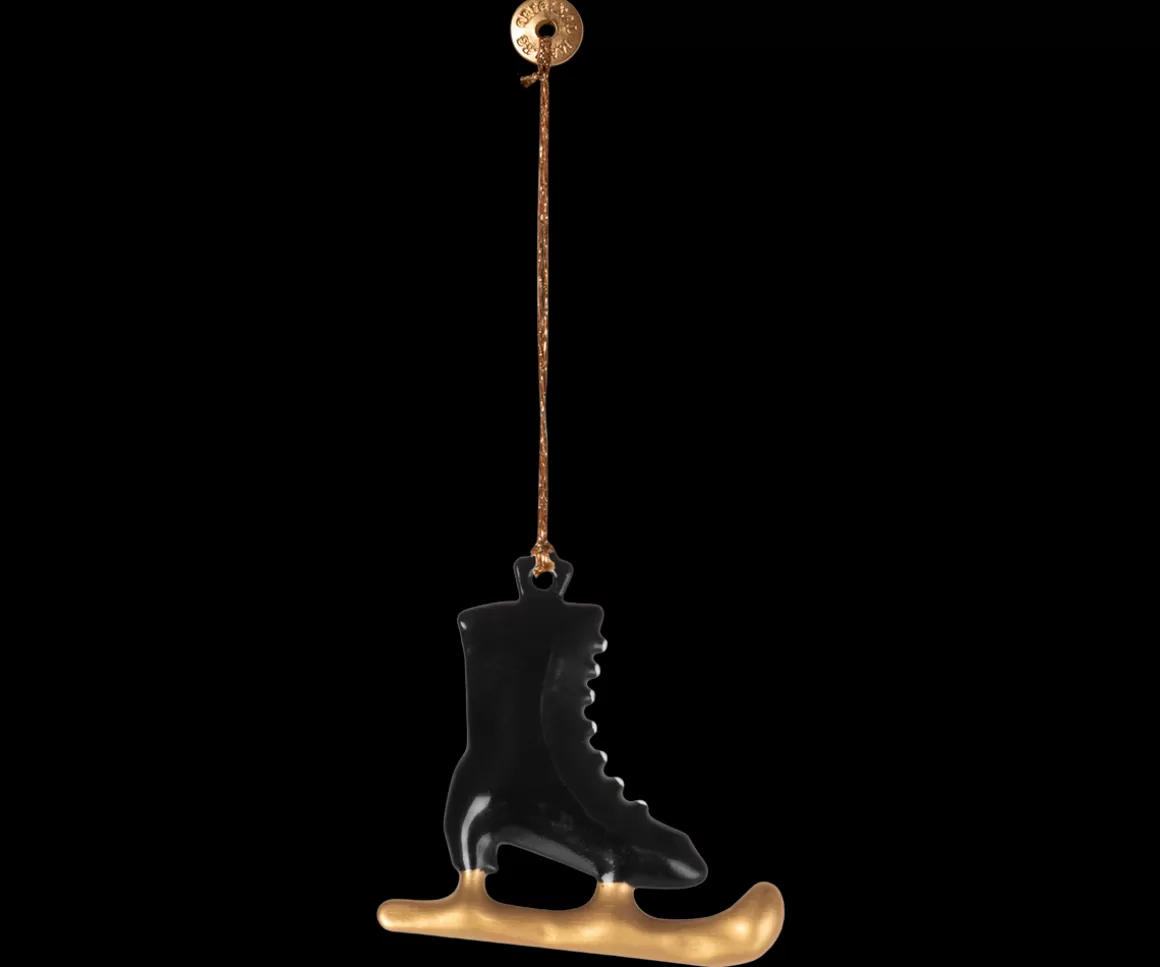 Maileg Metal ornament, Dark skate - Black Cheap