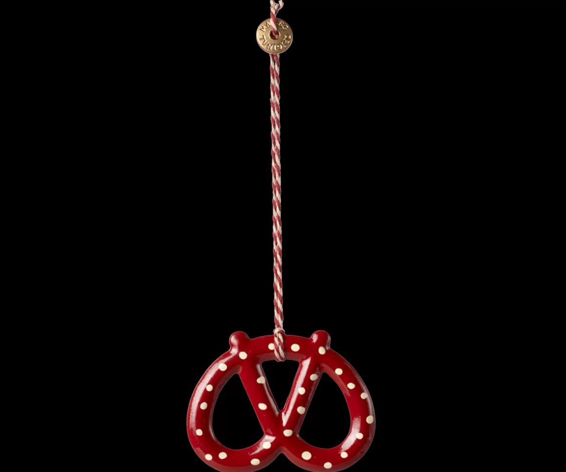 Maileg Metal ornament, Pretzel - Dot Best