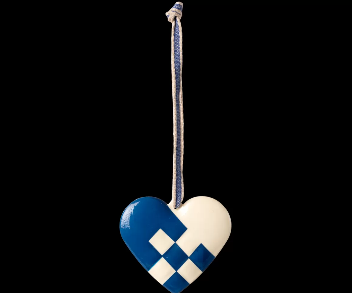 Maileg Metal ornament, Small heart - Dark blue Fashion