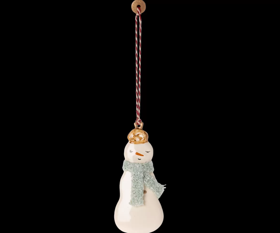 Maileg Metal ornament, Snowman - Green Store