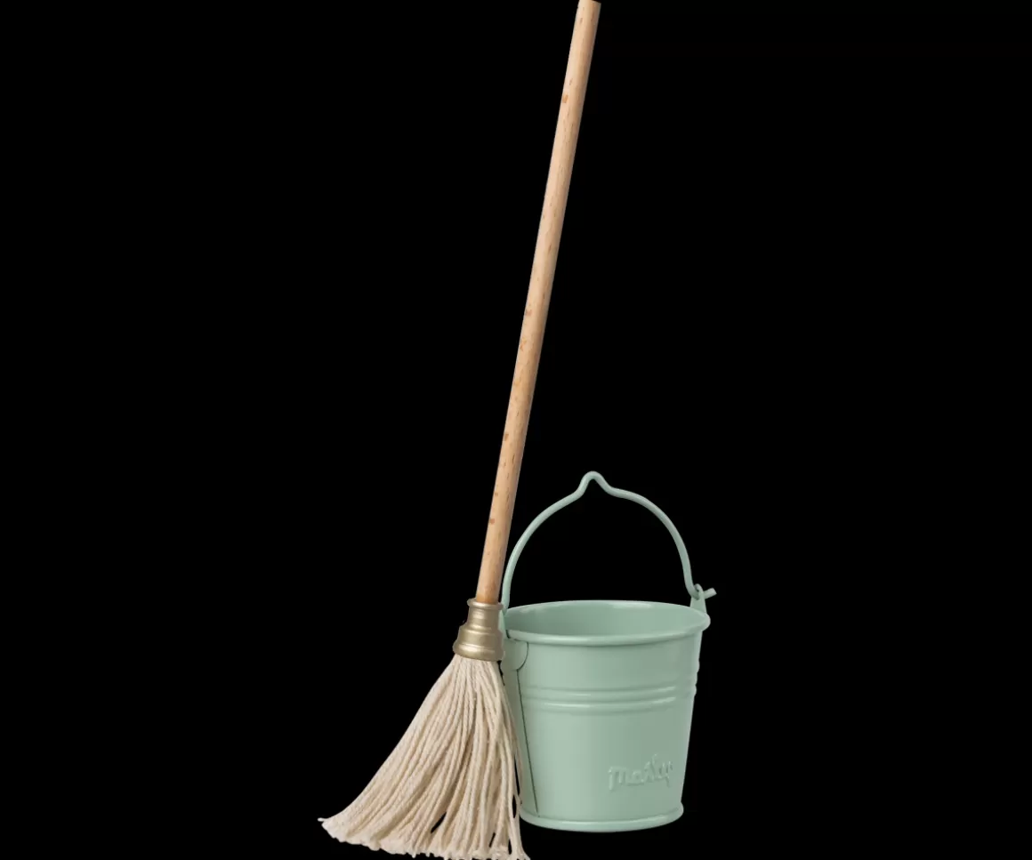 Maileg Miniature bucket and mop Outlet