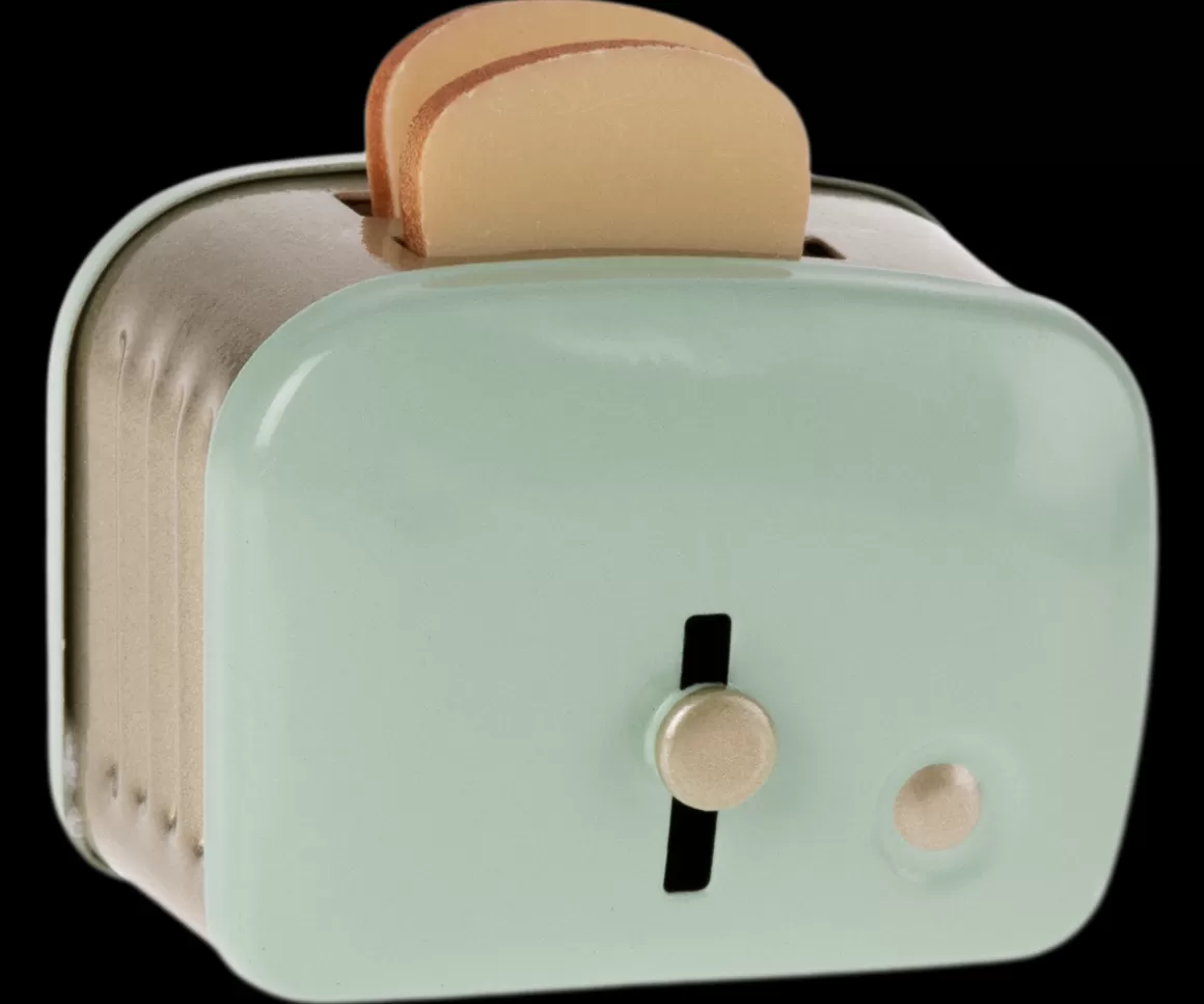 Maileg Miniature toaster with bread - Mint Best Sale