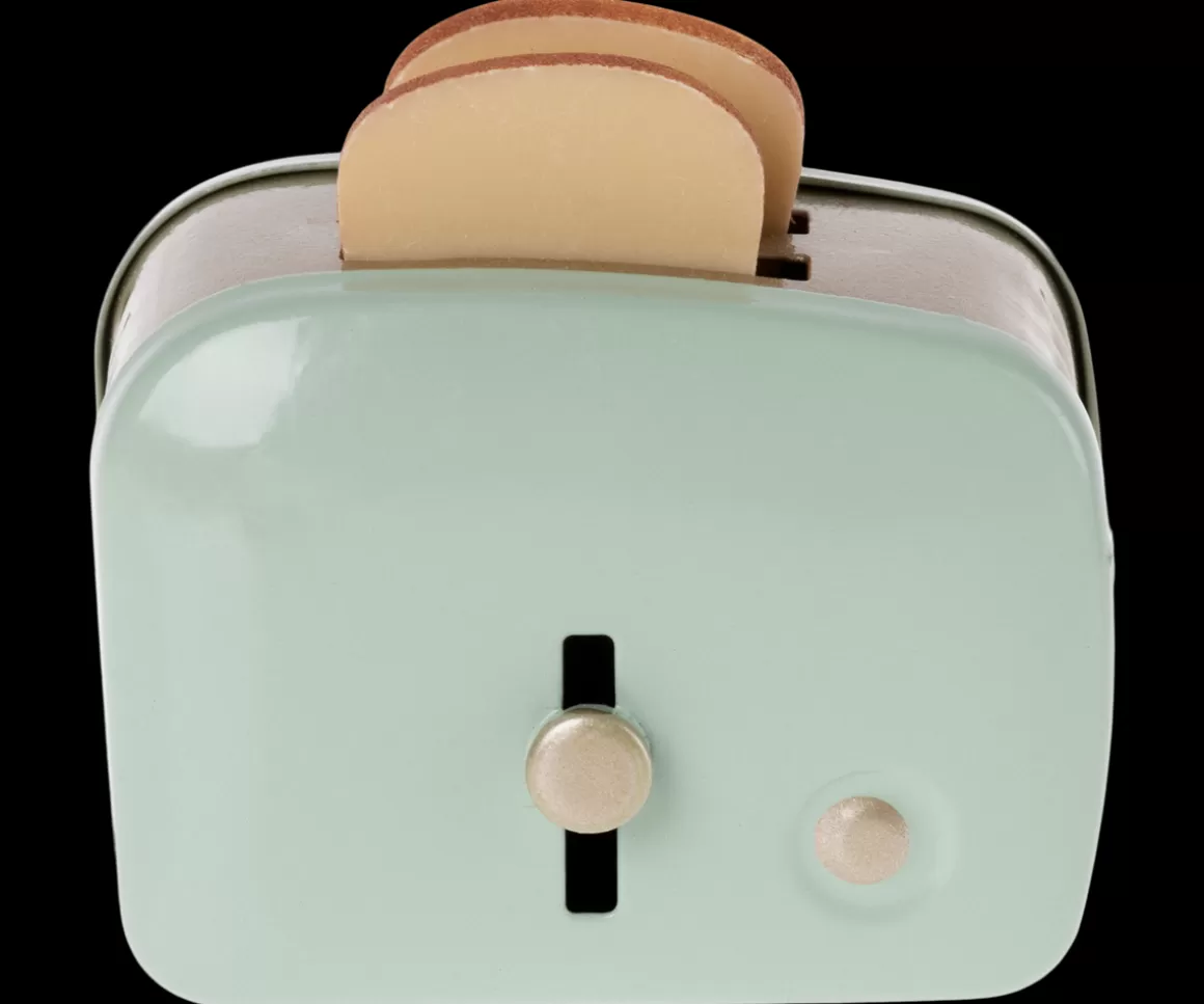 Maileg Miniature toaster with bread - Mint Best Sale