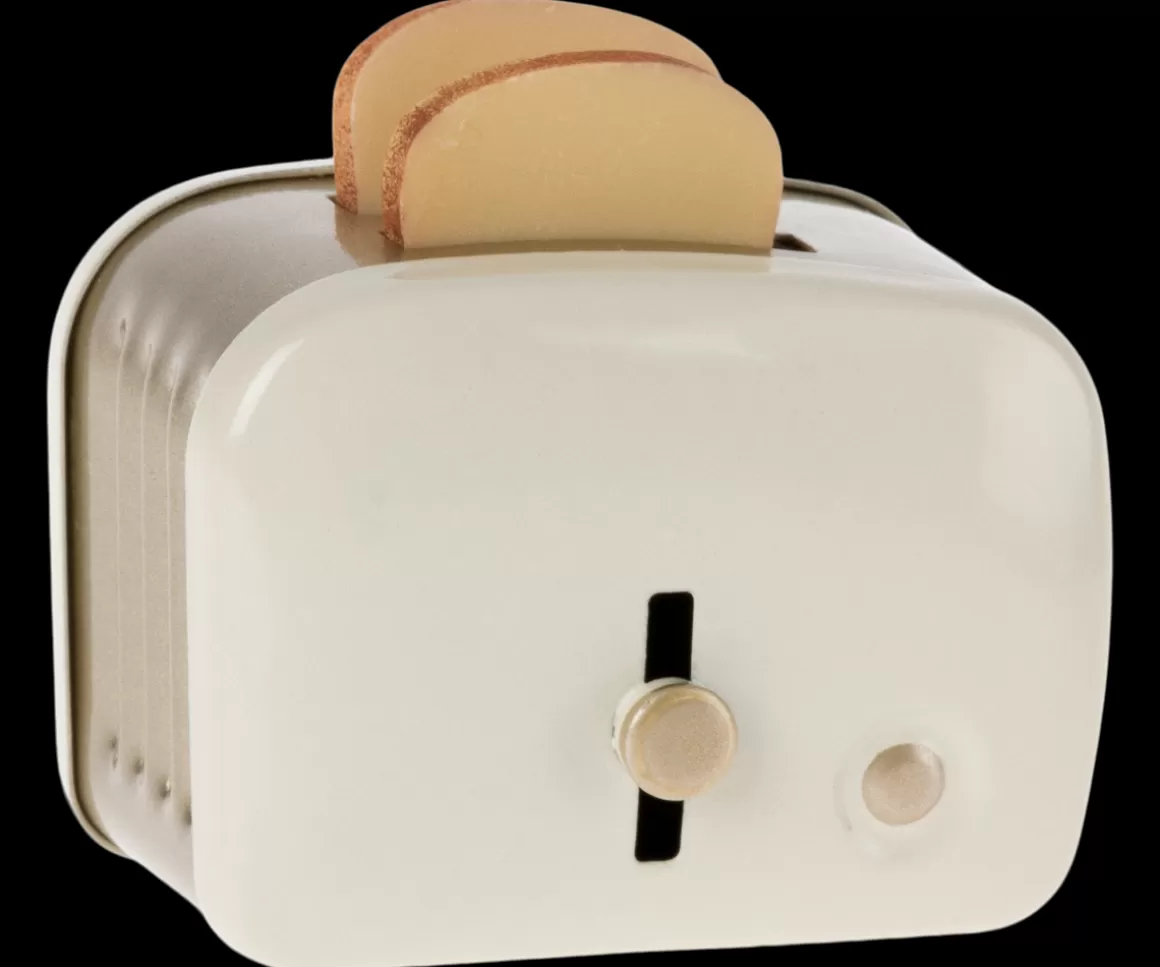 Maileg Miniature toaster with bread - Off white Shop