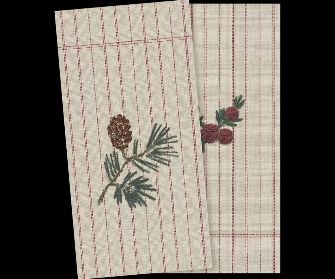 Maileg Napkin, Brindille de noël - Small Best Sale