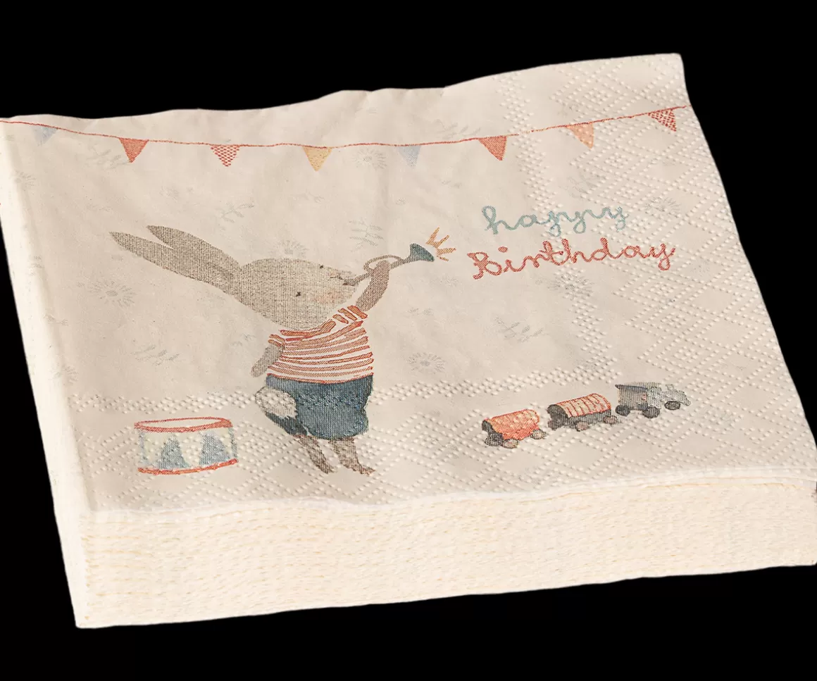 Maileg Napkin, Happy day New