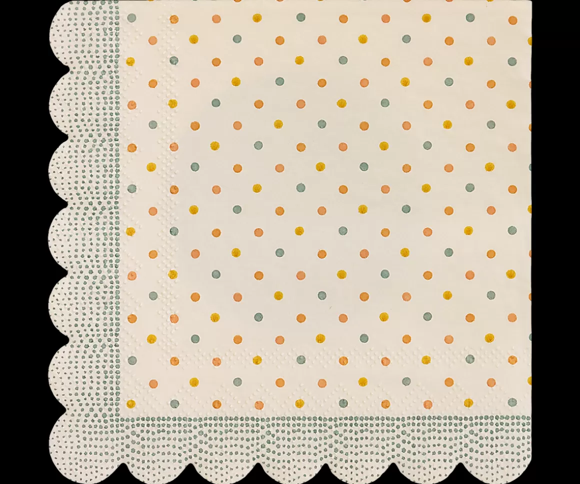 Maileg Napkin, Multi Dots - Blue Fashion