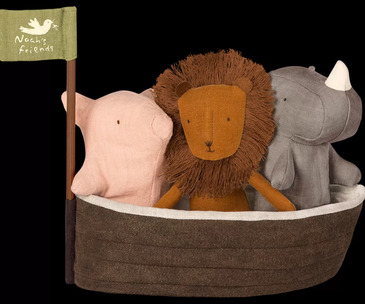 Maileg Noah`s Ark with 3 mini animals Outlet