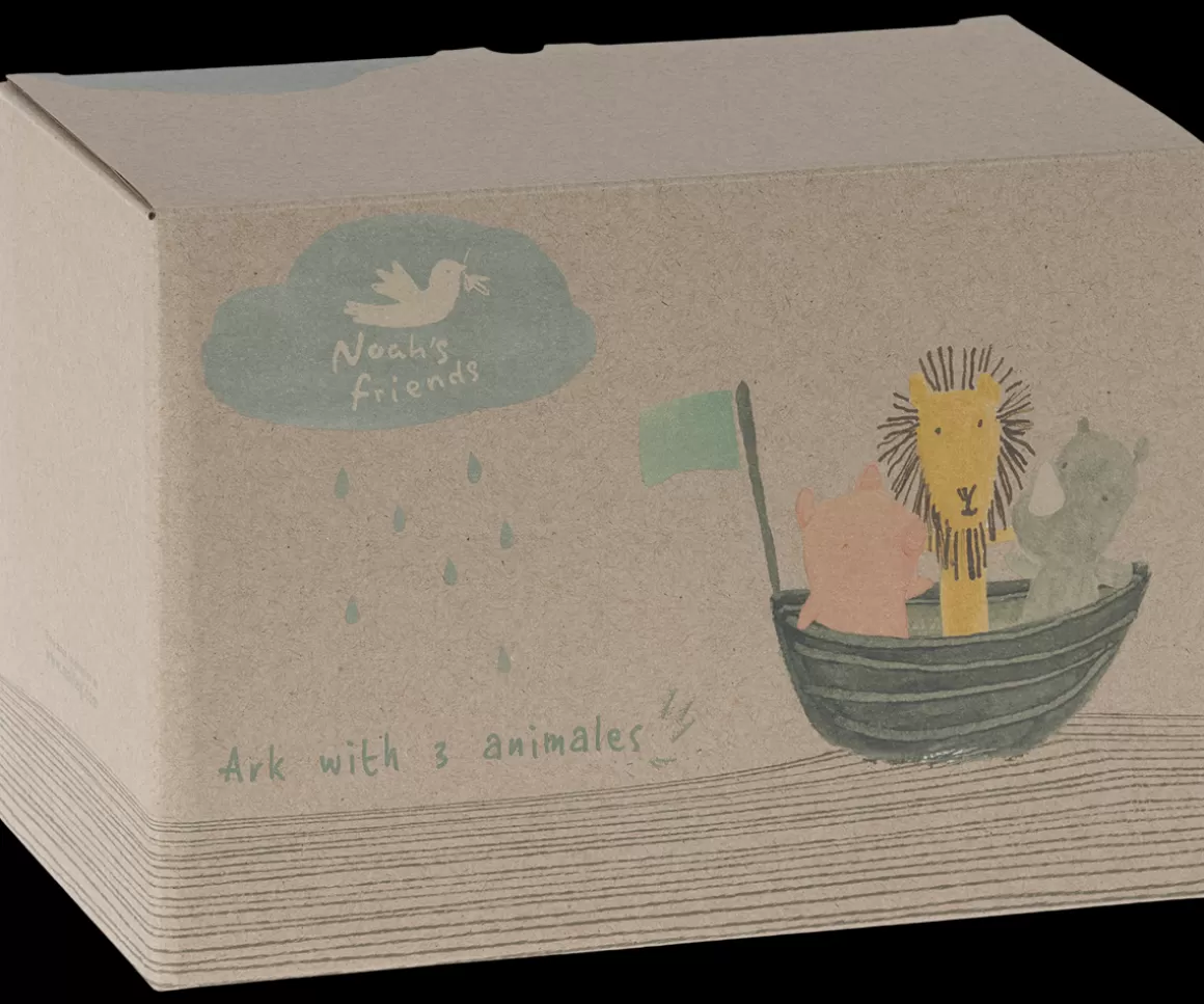 Maileg Noah`s Ark with 3 mini animals Outlet