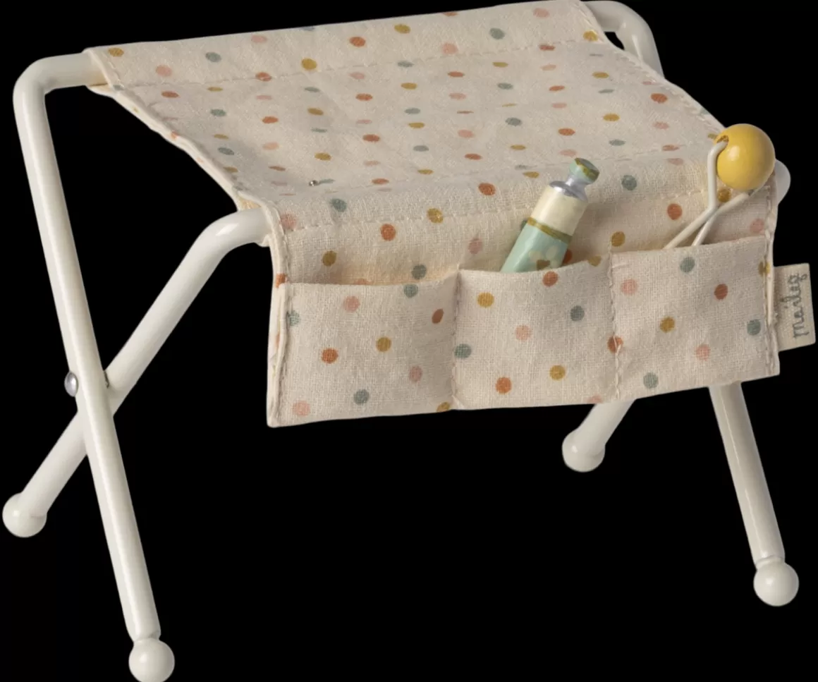 Maileg Nursery table, Baby mouse - Off white New