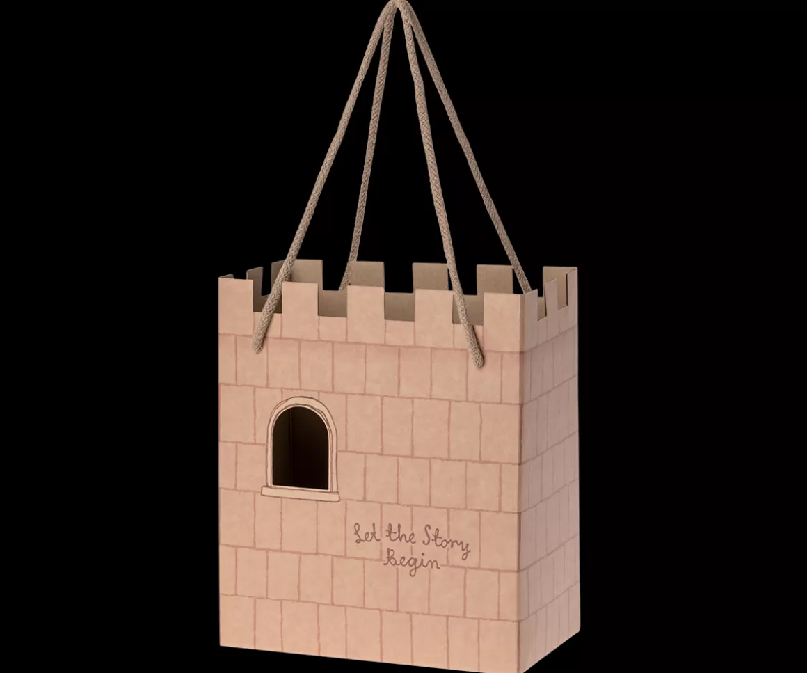 Maileg Paper bag, Castle - Rose Best Sale