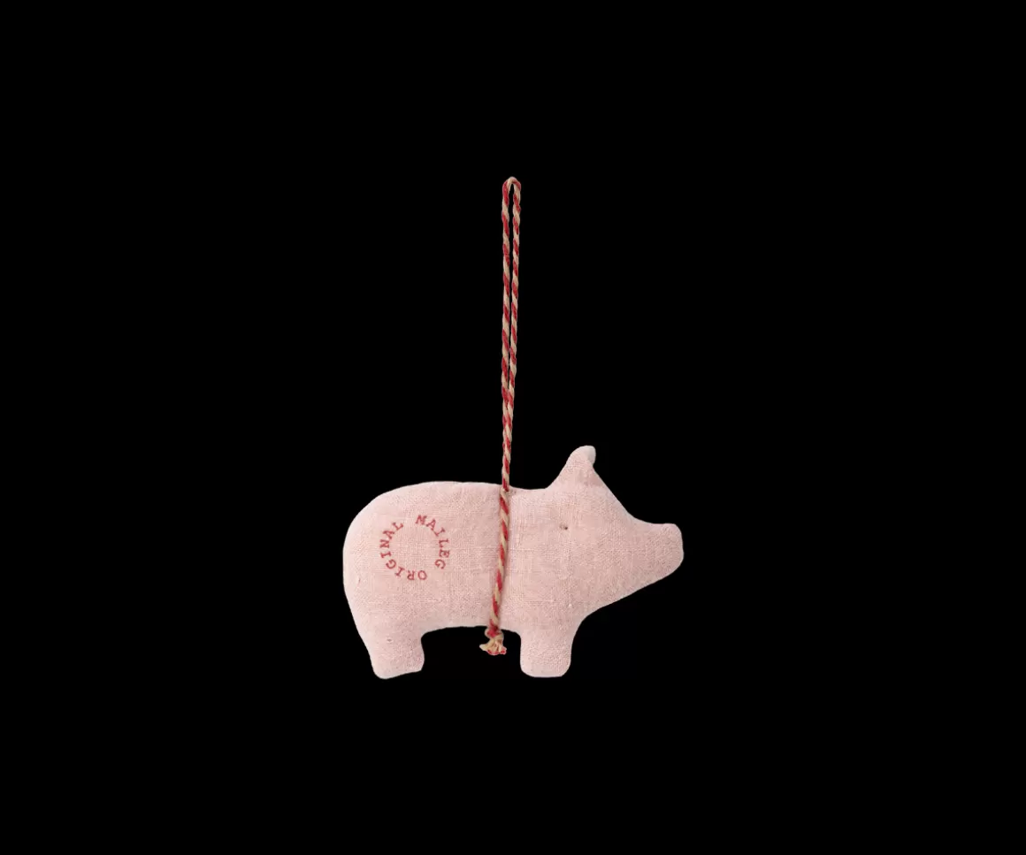 Maileg Pig ornament, Rose New