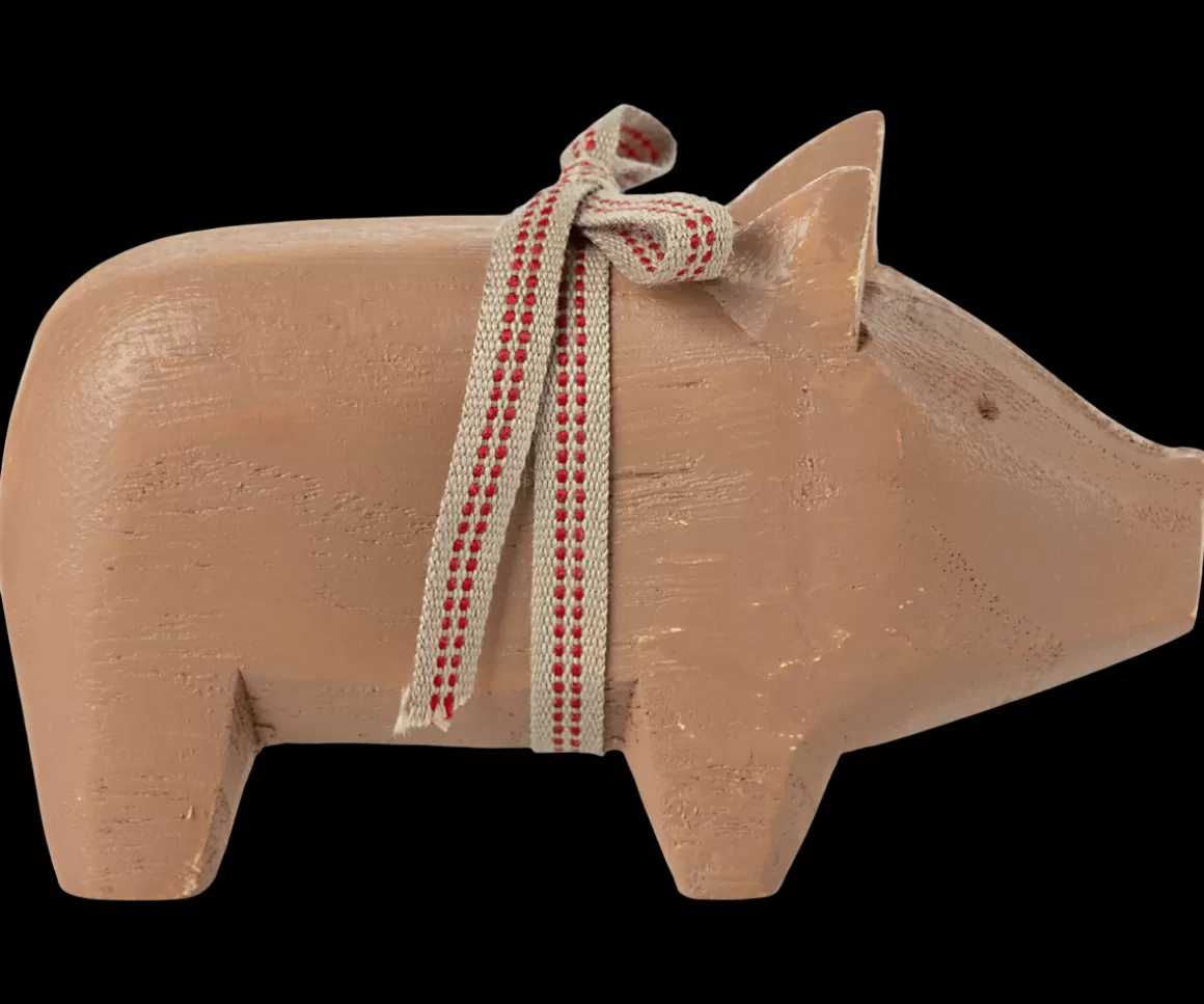 Maileg Pig, Small - Old rose Store