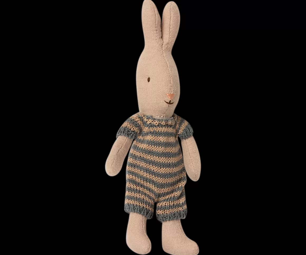 Maileg Rabbit, Micro - Blue/Sand Sale