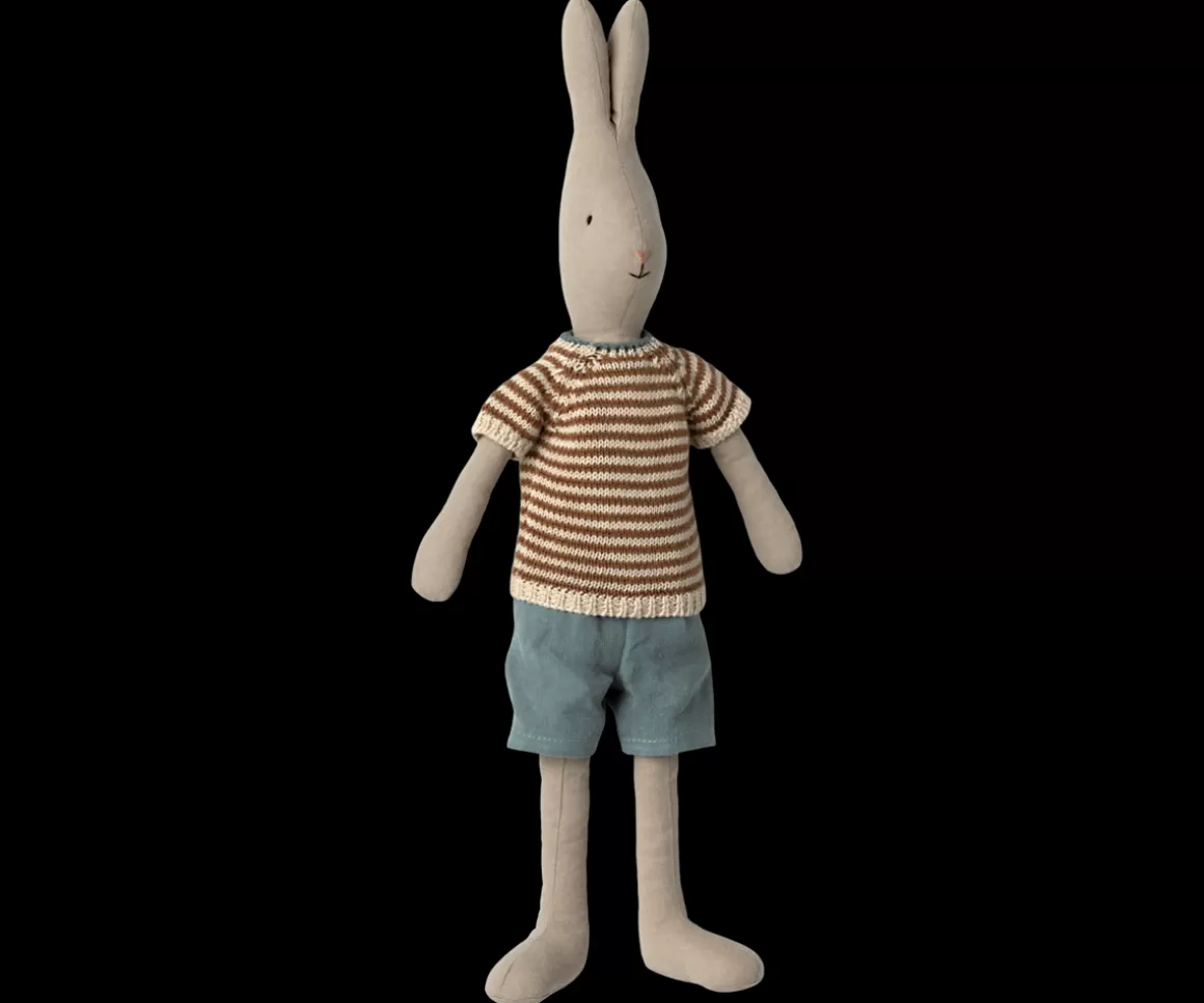 Maileg Rabbit size 3, Classic - Knitted shirt and shorts Store