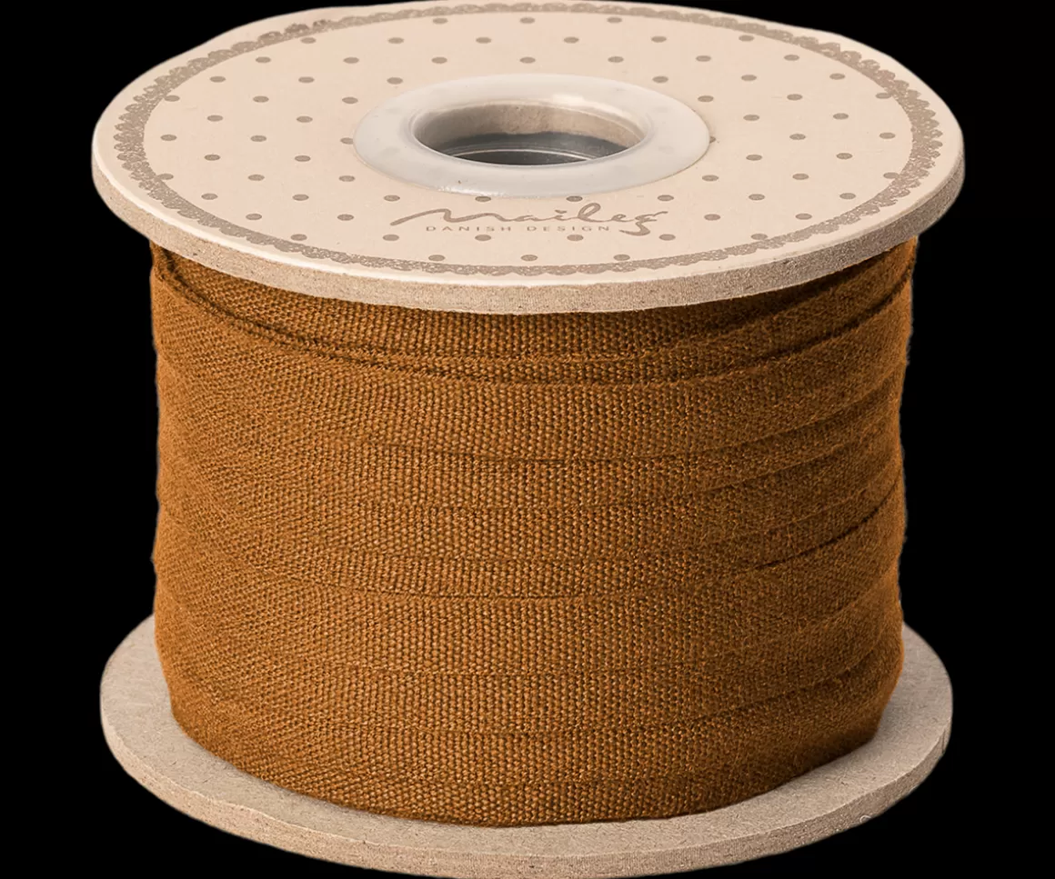 Maileg Ribbon 25 m - Ocher Clearance