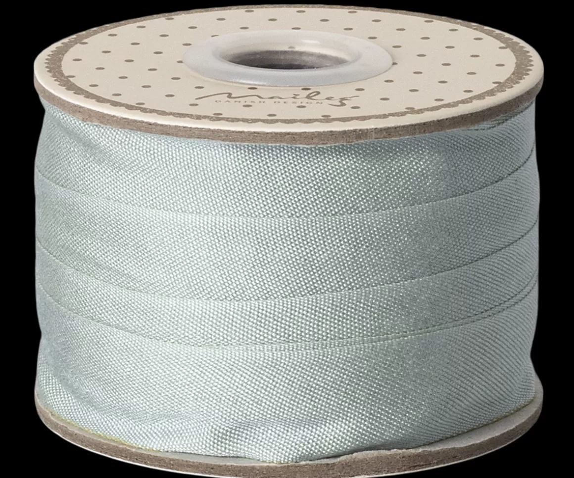 Maileg Ribbon, W: 18 mm x L: 10 m - Dusty mint Cheap