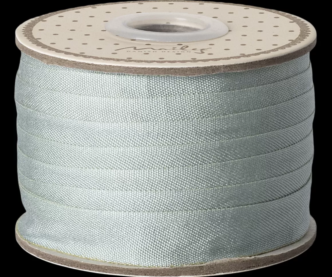 Maileg Ribbon, W: 13 mm x L: 10 m - Dusty mint Cheap