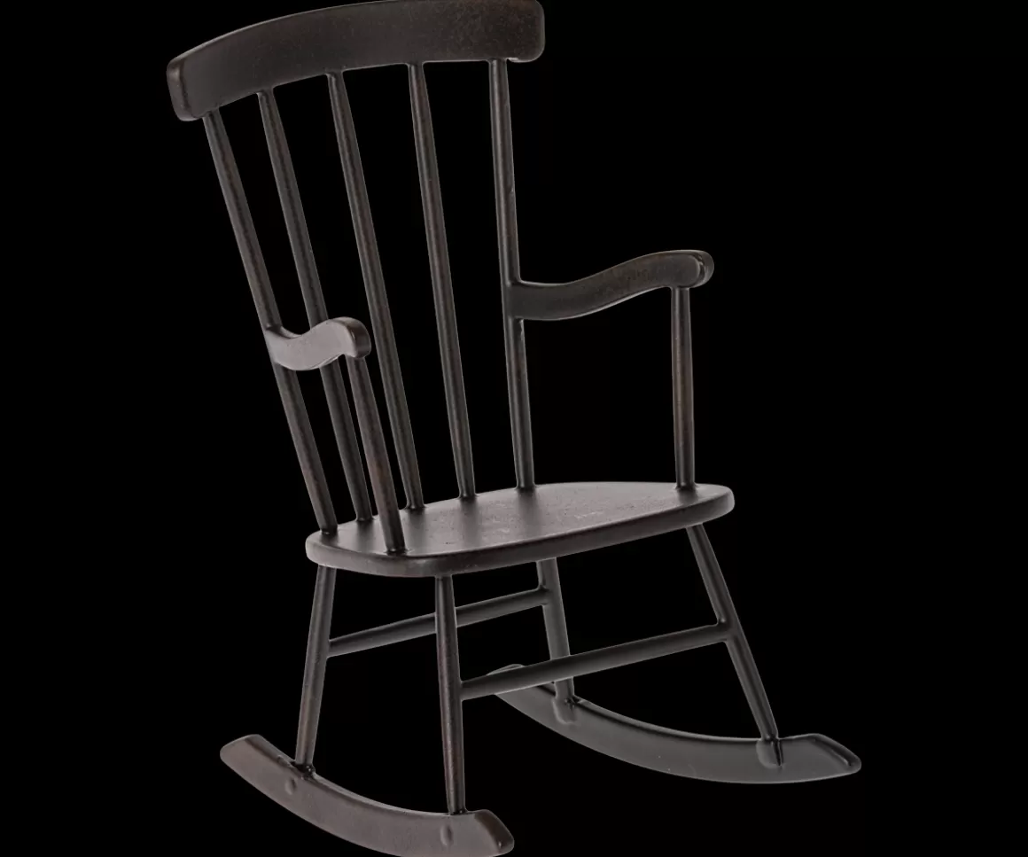 Maileg Rocking chair, Mini - Anthracite Cheap