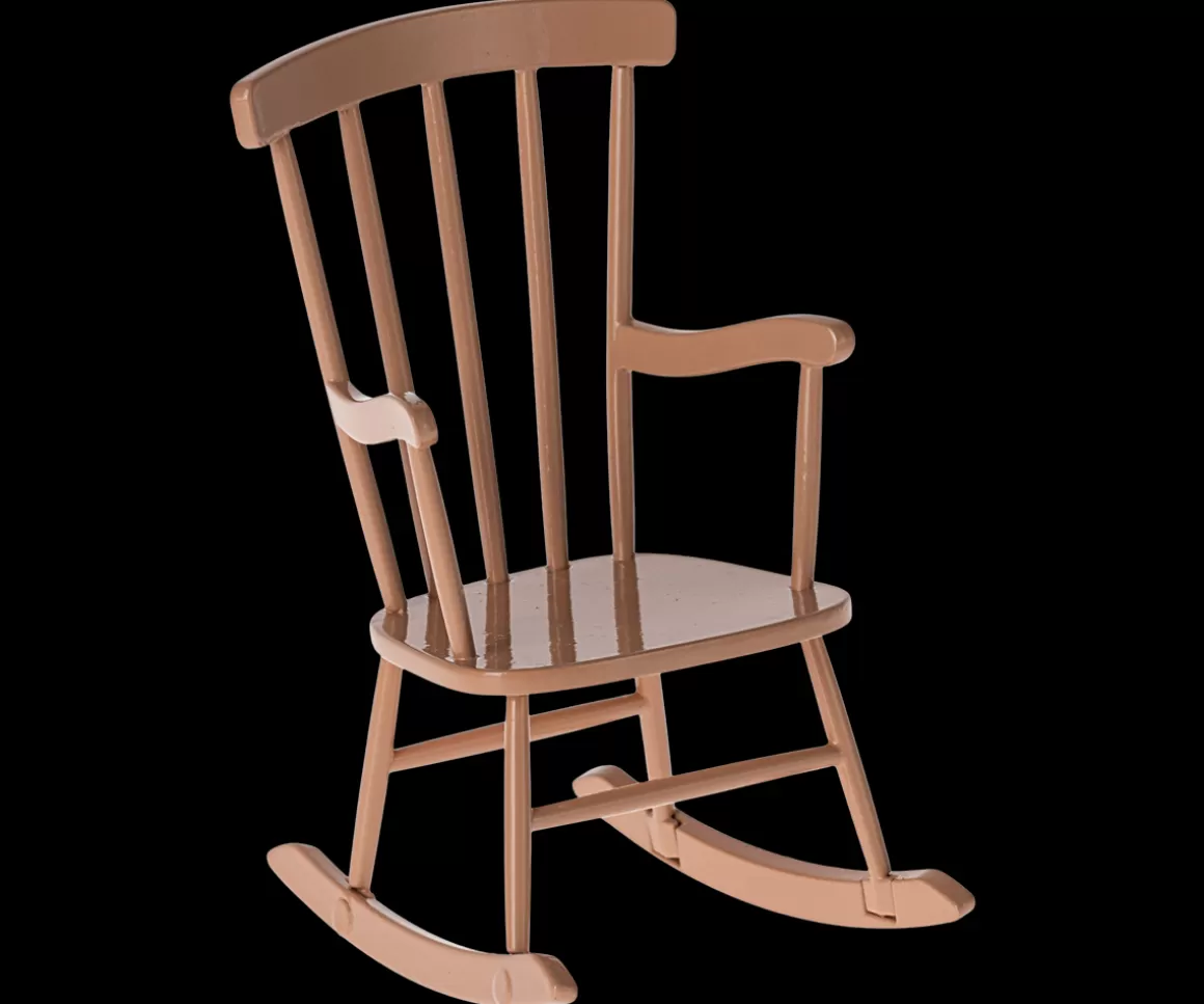 Maileg Rocking chair, Mouse - Dark powder Shop