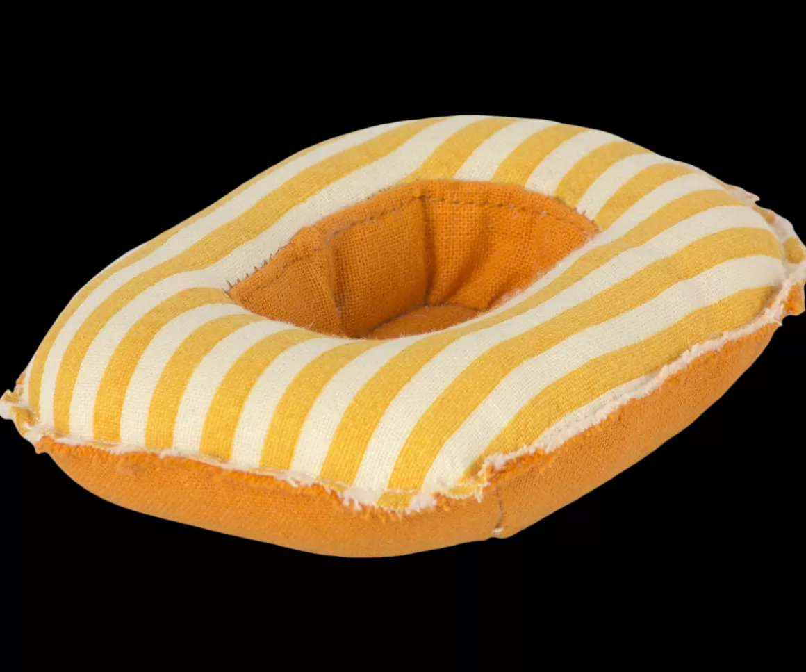 Maileg Rubber boat, Small mouse - Yellow stripe Discount