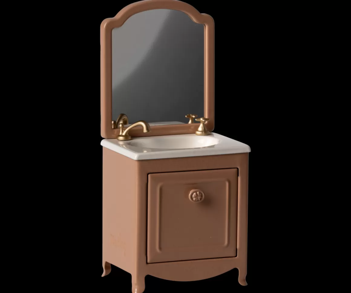 Maileg Sink dresser, Mouse - Dark Powder Clearance