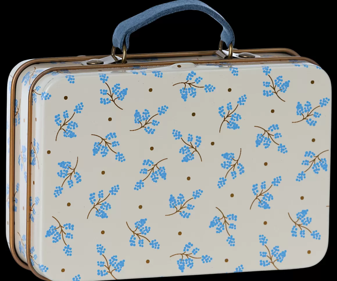 Maileg Small suitcase, Madelaine - Blue New