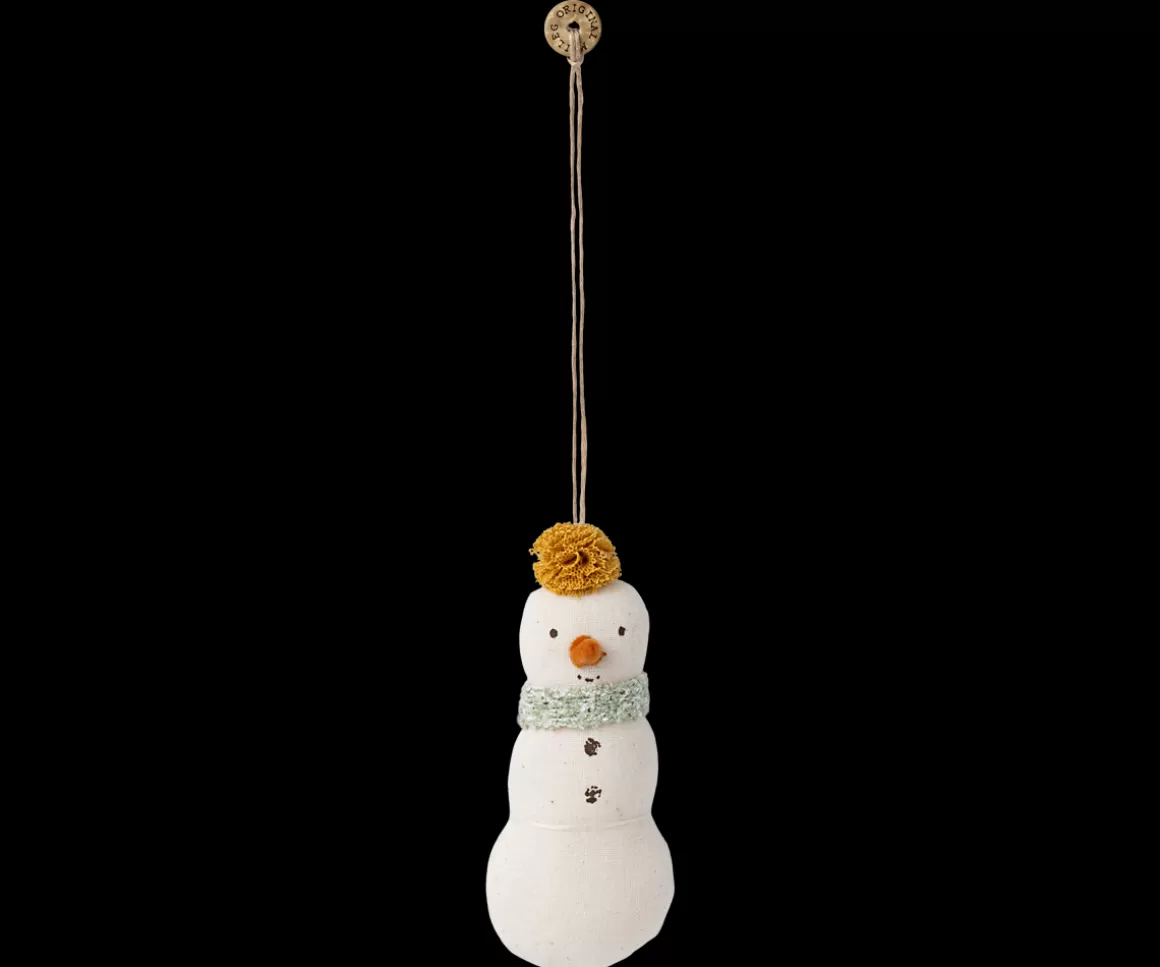 Maileg Snowman ornament - Green New