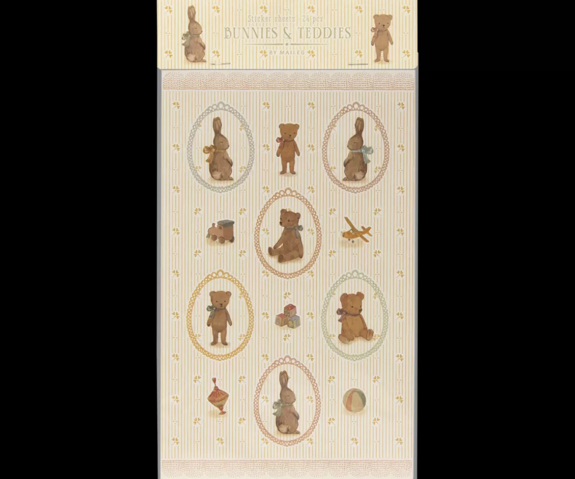 Maileg Sticker sheet, Bunnies and Teddies Store