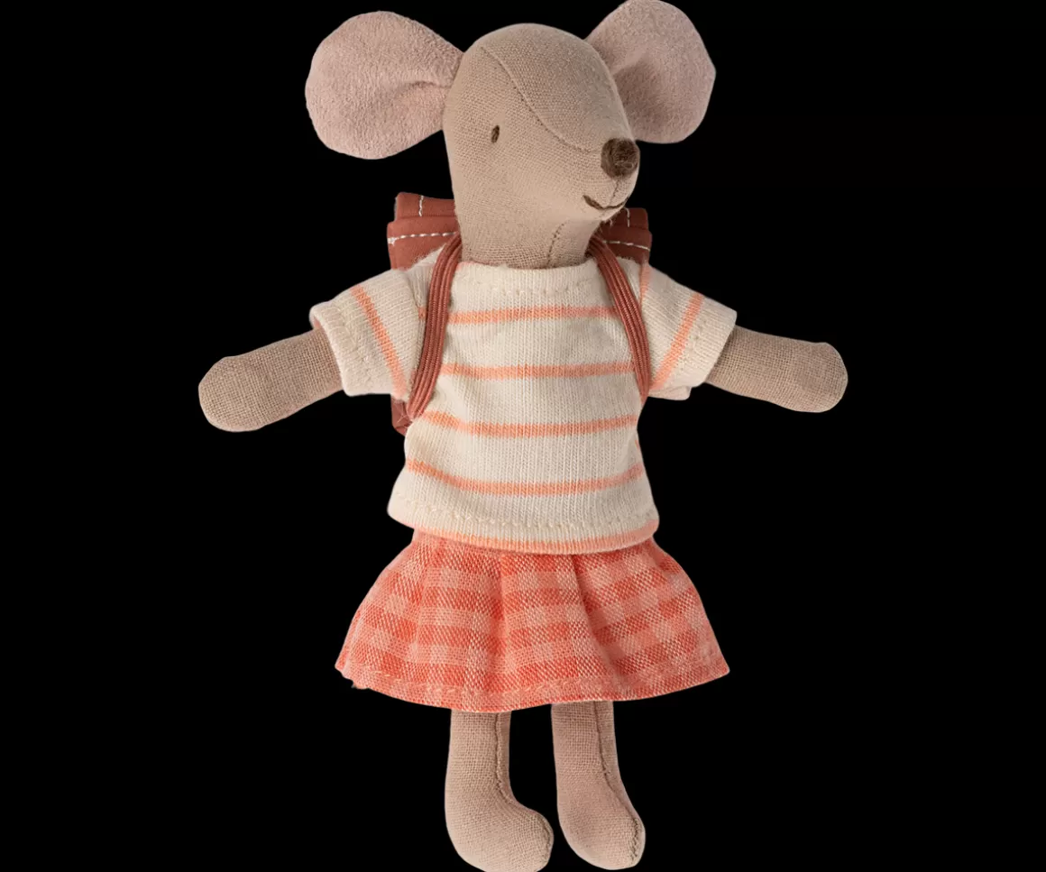 Maileg Tricycle mouse, Big sister - Coral Cheap