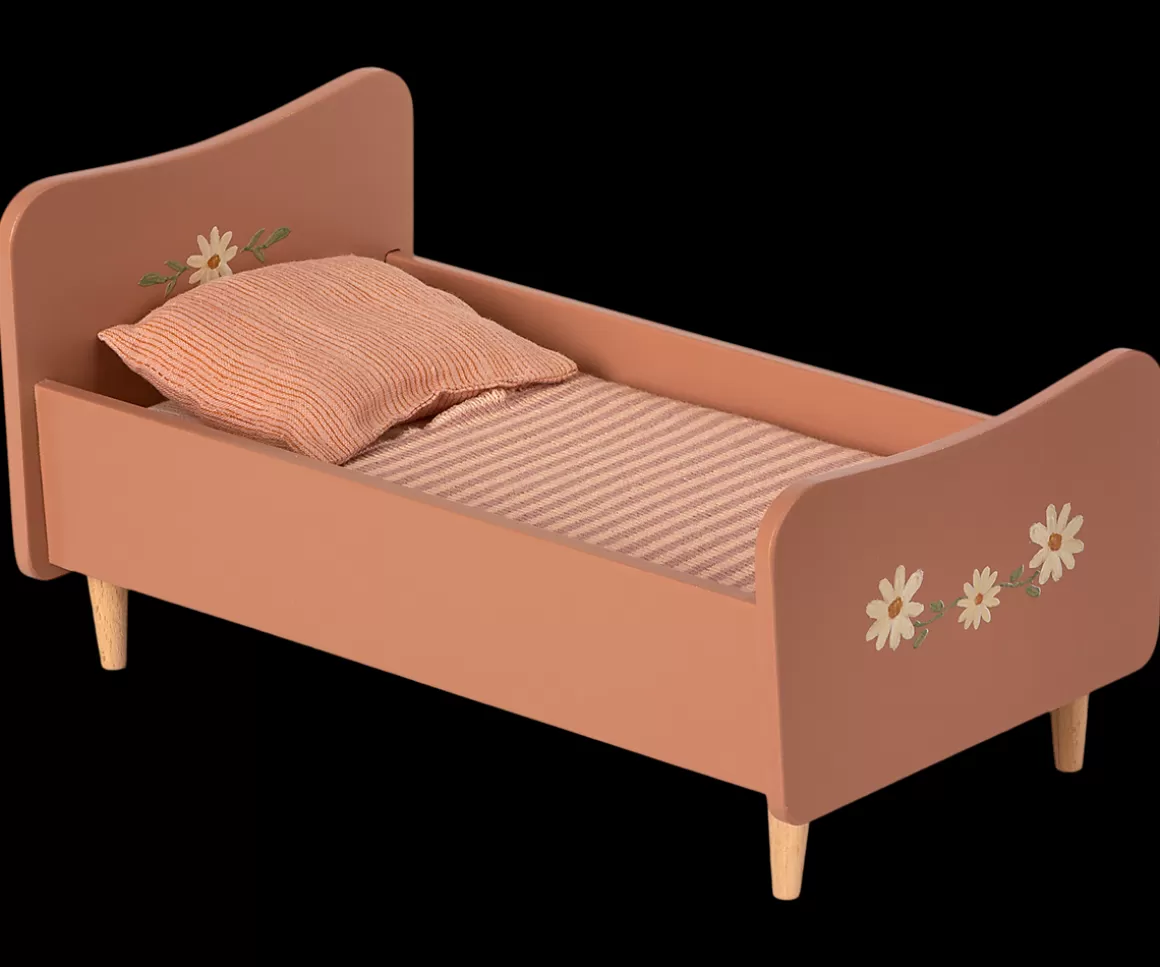 Maileg Wooden bed, Mini - Rose Flash Sale