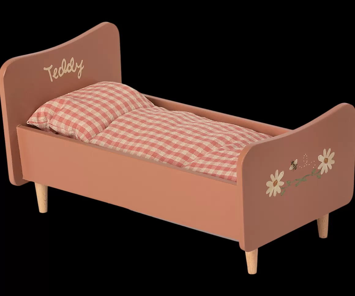 Maileg Wooden bed, Teddy mom - Rose Store